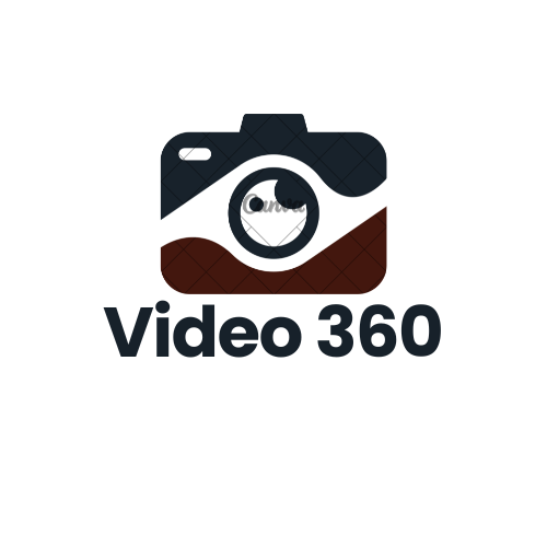 Black Red Minimalist Camera Photography Logo