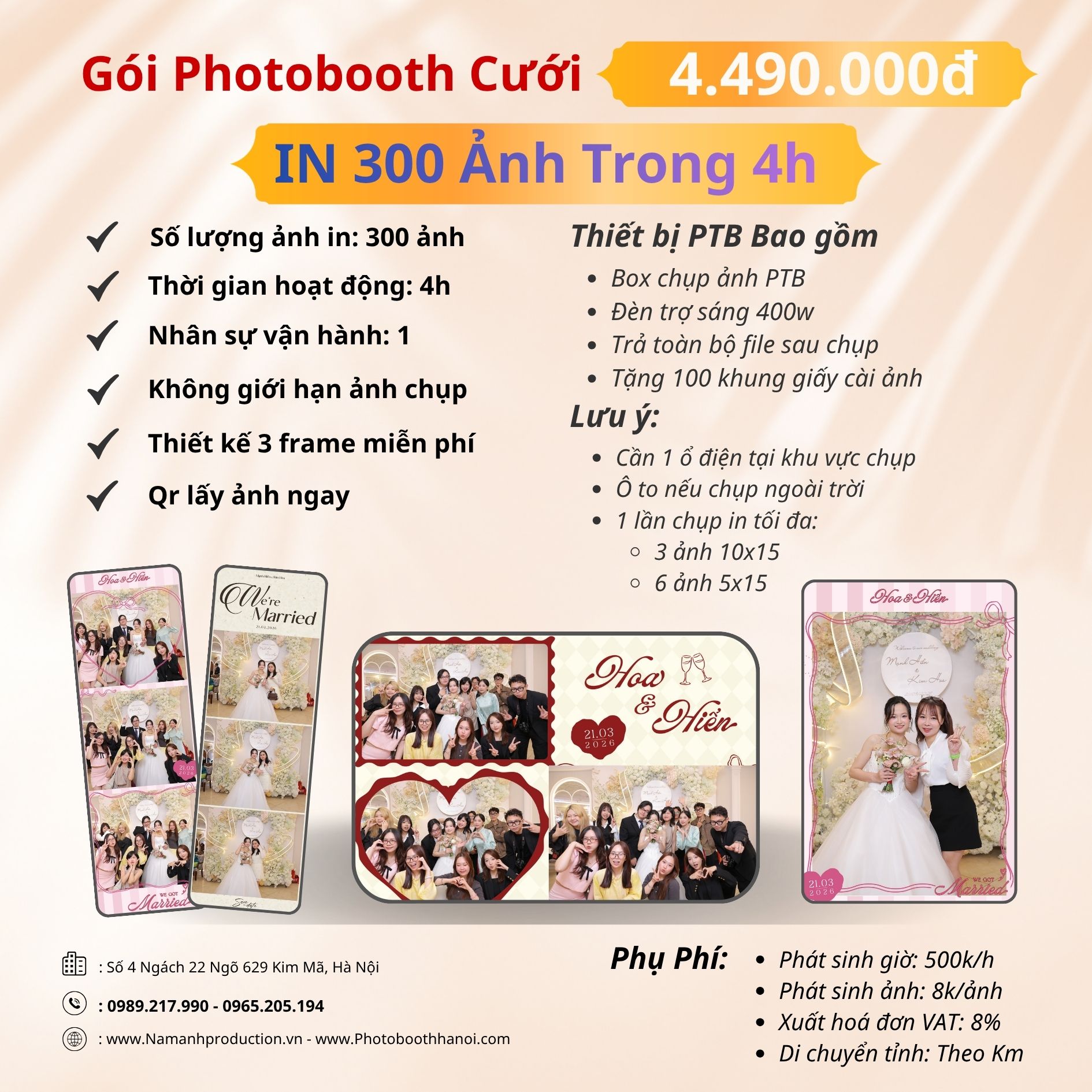 Thuê photobooth tại đám cưới