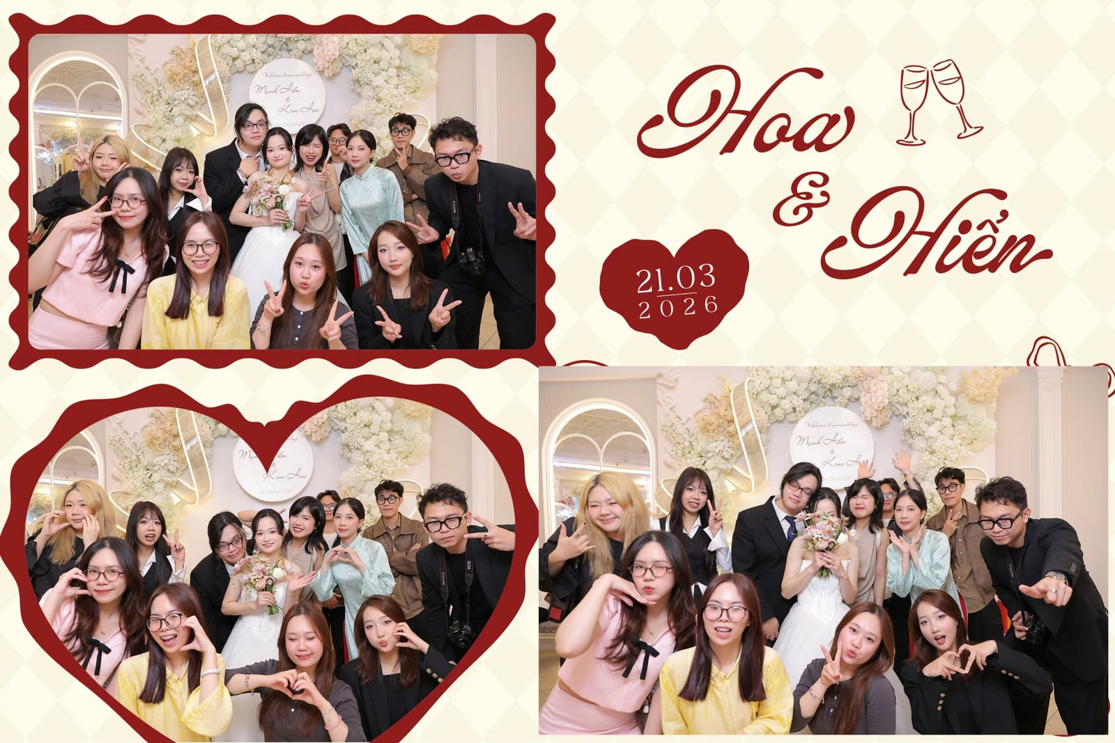 chụp ảnh photobooth tiệc cưới