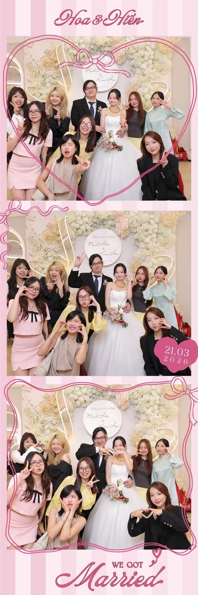 chụp ảnh photobooth tiệc cưới - Làm sao để thiết kế photobooth tiệc cưới ấn tượng?