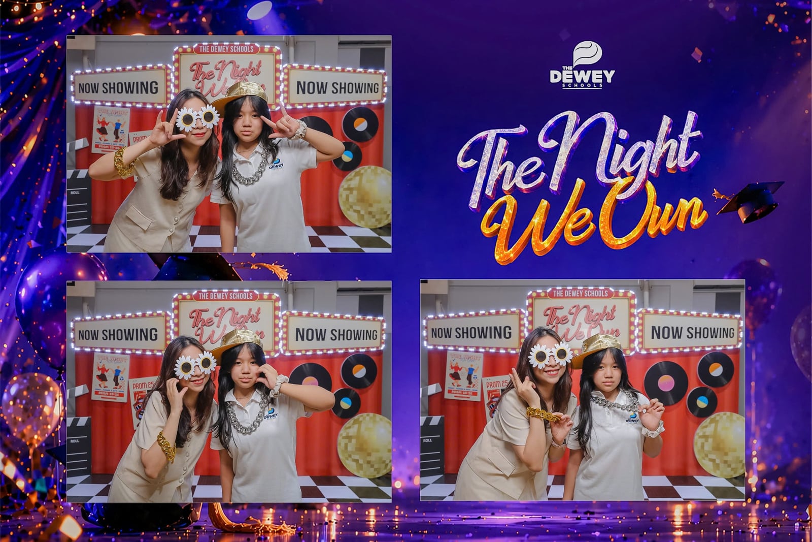 Hoạt động chụp photobooth lễ tốt nghiệp trường Dewey