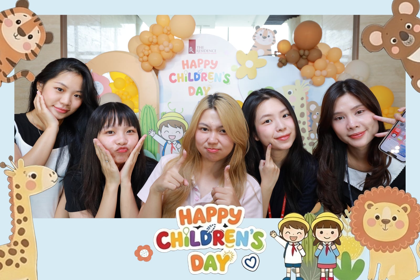 chụp photobooth ngày hội gia đình