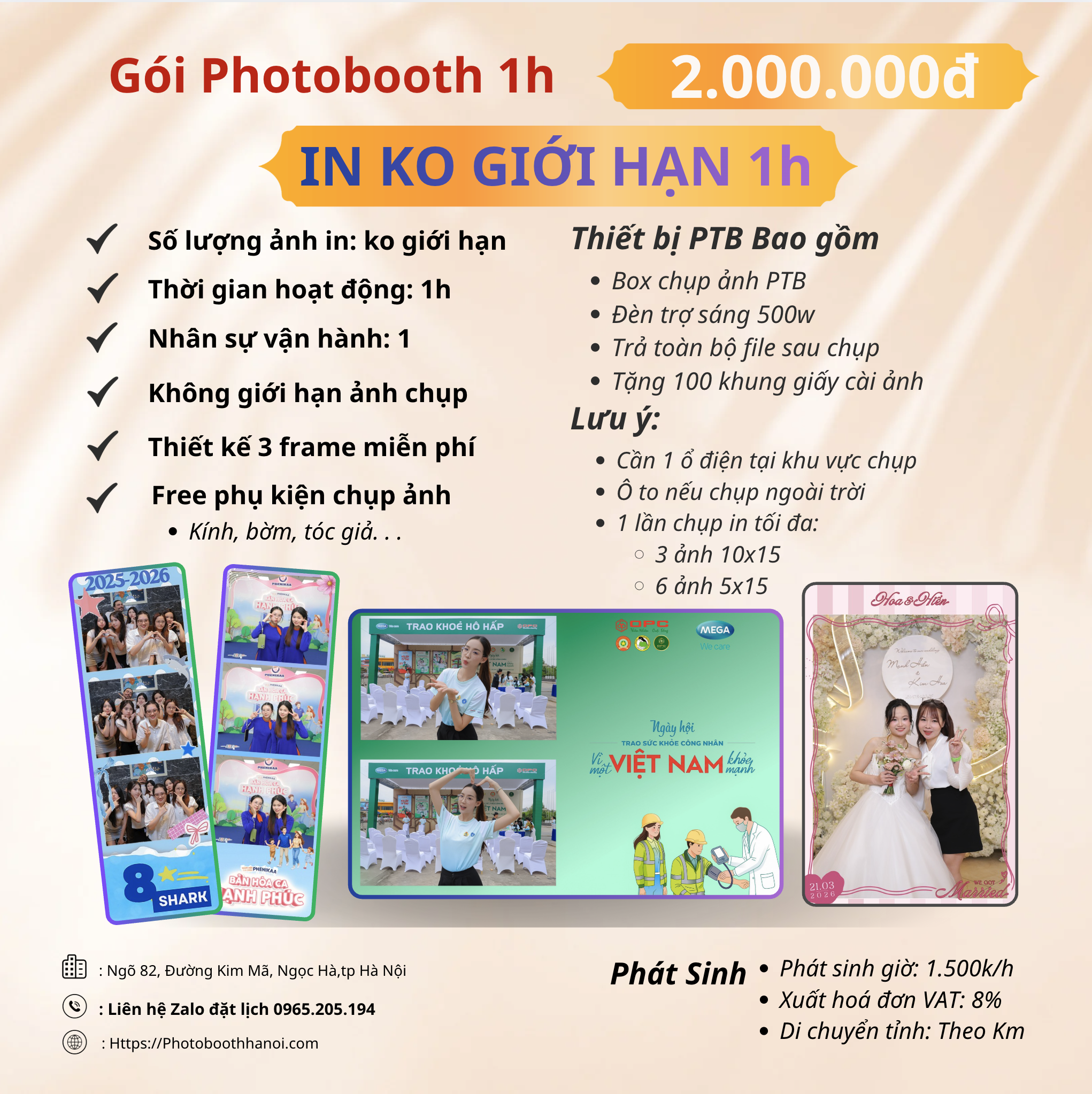 bảng báo giá photobooth