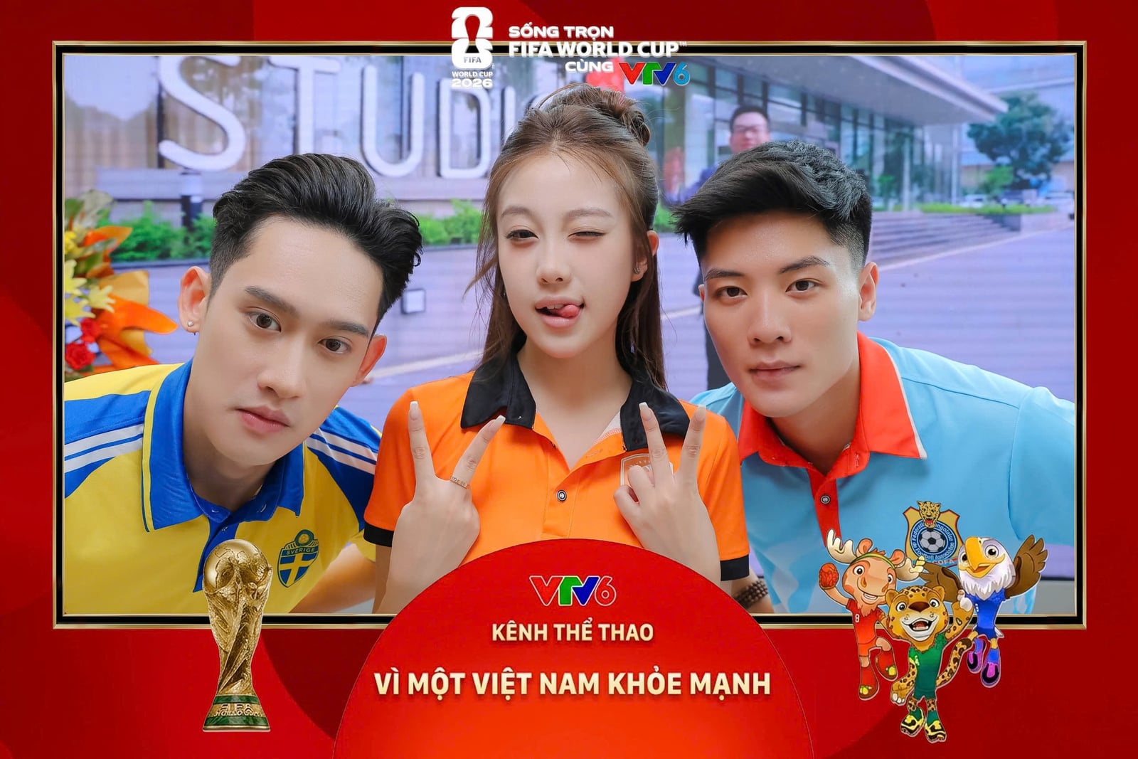 Hoạt động chụp Photobooth tại ngày ra mắt kênh thể thao VTV6