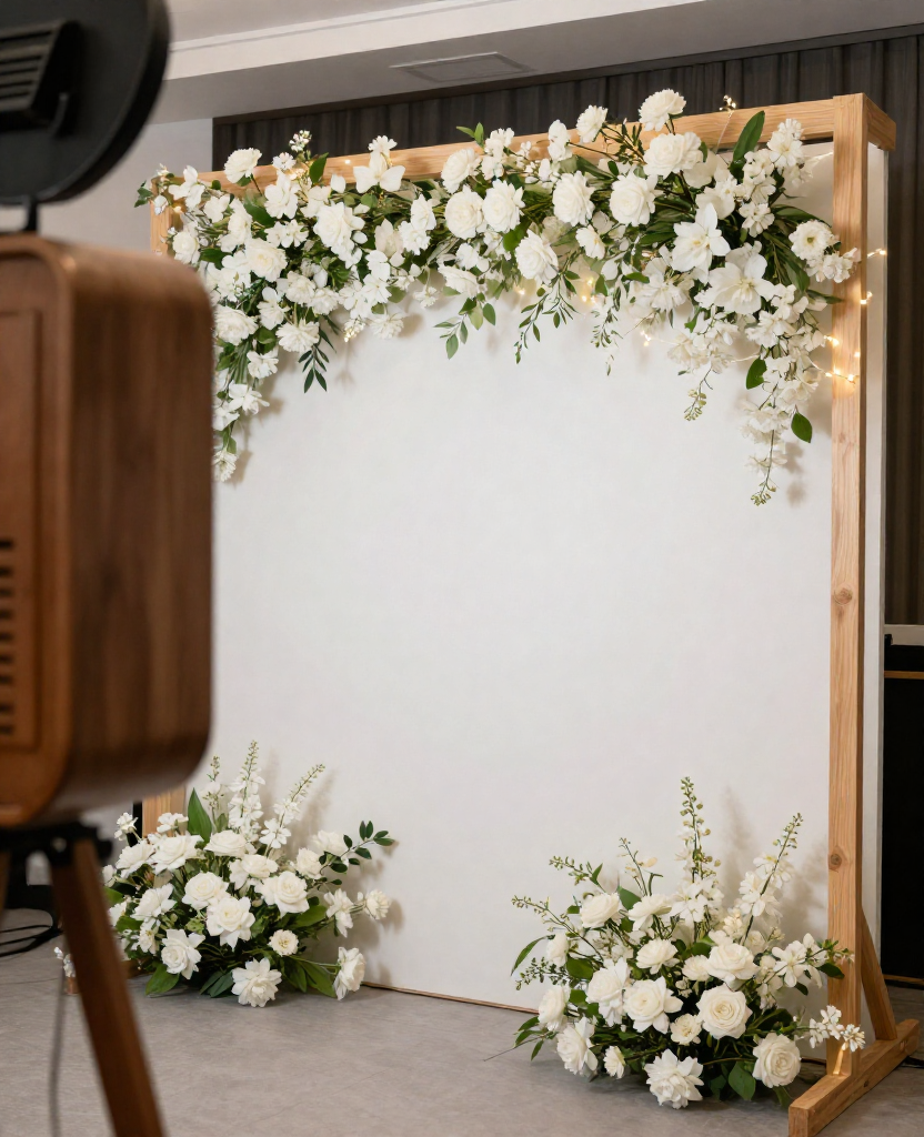 tự trang trí khu vực photobooth